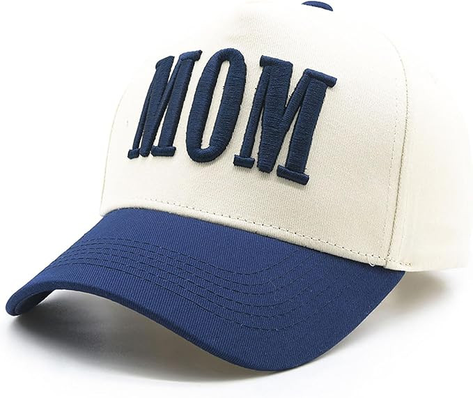 Womens Mom Trucker Hat, Vintage Embroidered Mama Baseball Cap, Trendy New Mom Gifts Mothers Day O... | Amazon (US)