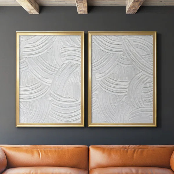 Sandstone Grooves I - 2 Piece Picture Frame Print Set on Canvas | Wayfair North America