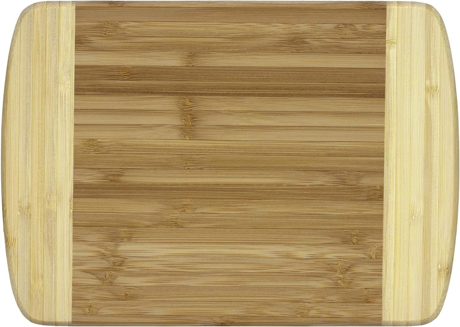 Totally Bamboo Hana Bamboo Serving & Cutting Board, 10" x 7-1/8", Hana-10 x 7 1/4" | Amazon (US)