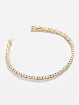 Bennett Tennis Bracelet - Gold Plated Brass | BaubleBar (US)