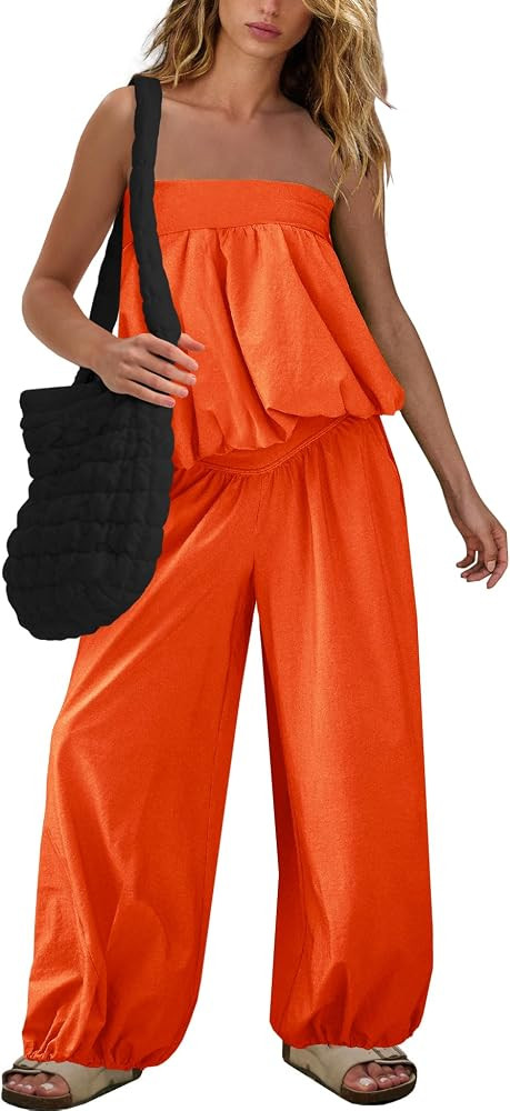 SENSERISE Pants Sets Women 2 Piece Outfits Lounge Set | Amazon (US)
