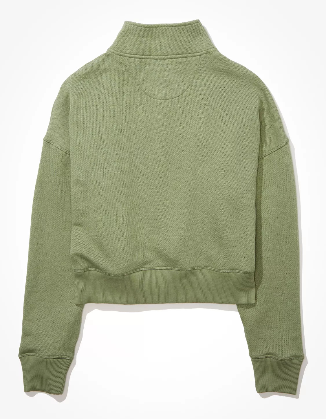 AE Mock Neck Henley Sweatshirt | American Eagle Outfitters (US & CA)