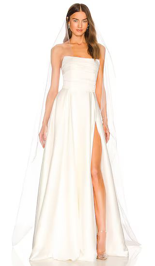 x REVOLVE Heidi Gown in White | Revolve Clothing (Global)