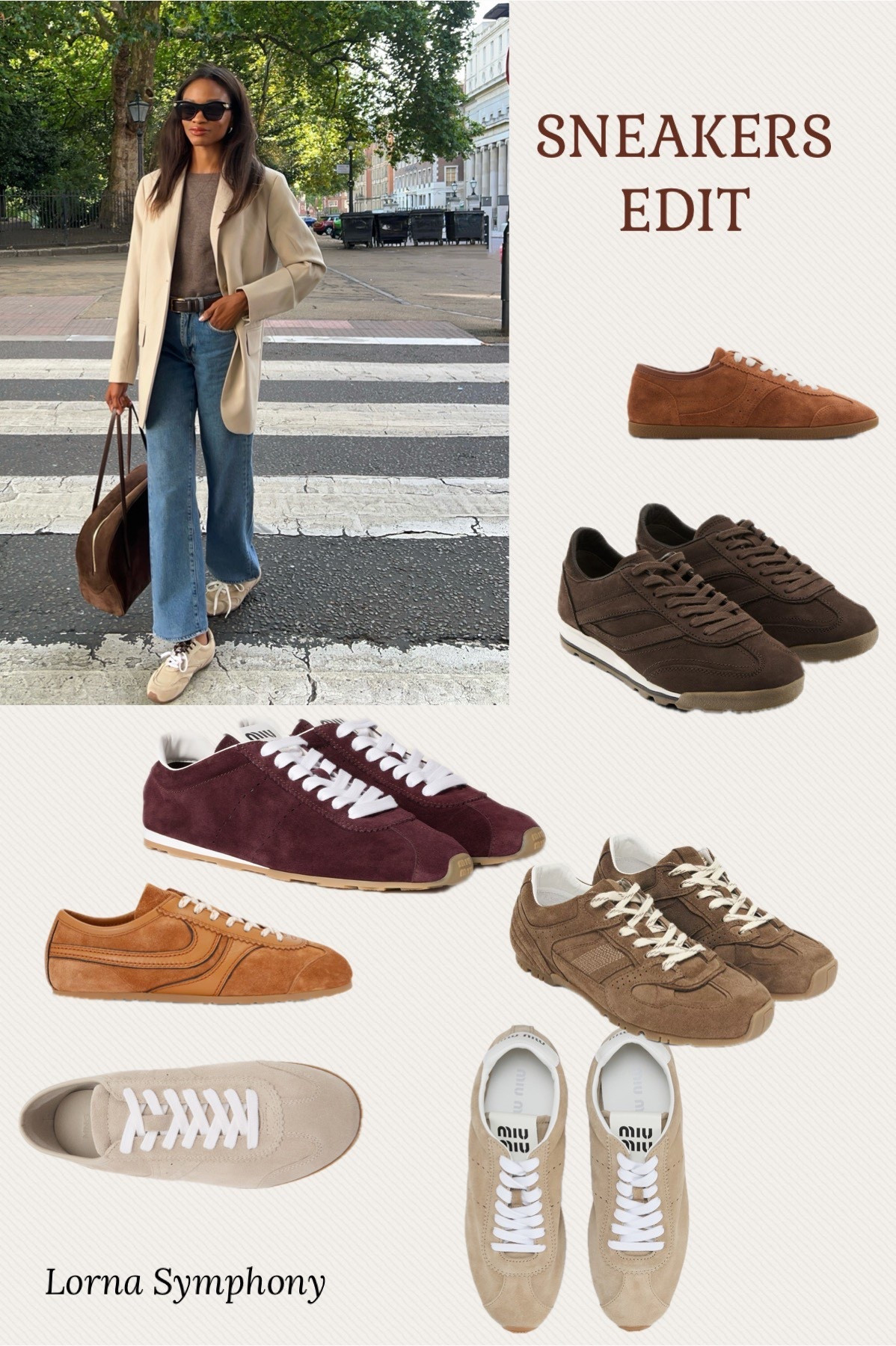 The Sneaker Edit | High Street and Designer —
Miu Miu beige tan sneakers | Miu Miu Plume suede sneakers  | Dries Van Noten Beige Tan Sneakers | Massimo Dutti Sneakers | Toteme beige Sneaker | Alohas Beige Trainers | Alohas Tan Sneakers #autumnshoes #fallfashion

#LTKuk