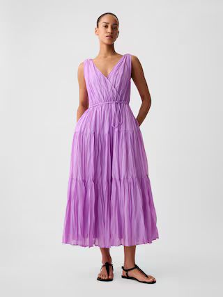 Pleated Tiered Maxi Dress | Gap (US)