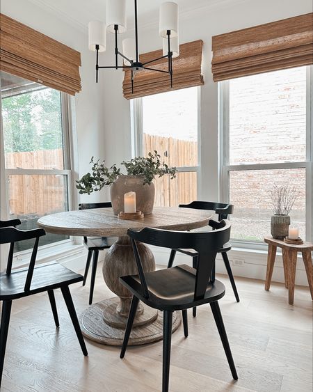 Amazon finds that majorly updated my 90s home 👇🏼

- Custom woven shades - tons of tones and custom sizes available! 
- Black $20 doorknobs - the easiest and quickest home update 
- Custom pinch pleat curtains -  any size you could possibly need!
- Dining light fixture - $129 and a major designer look for less! 

#LTKHome #LTKFindsUnder100