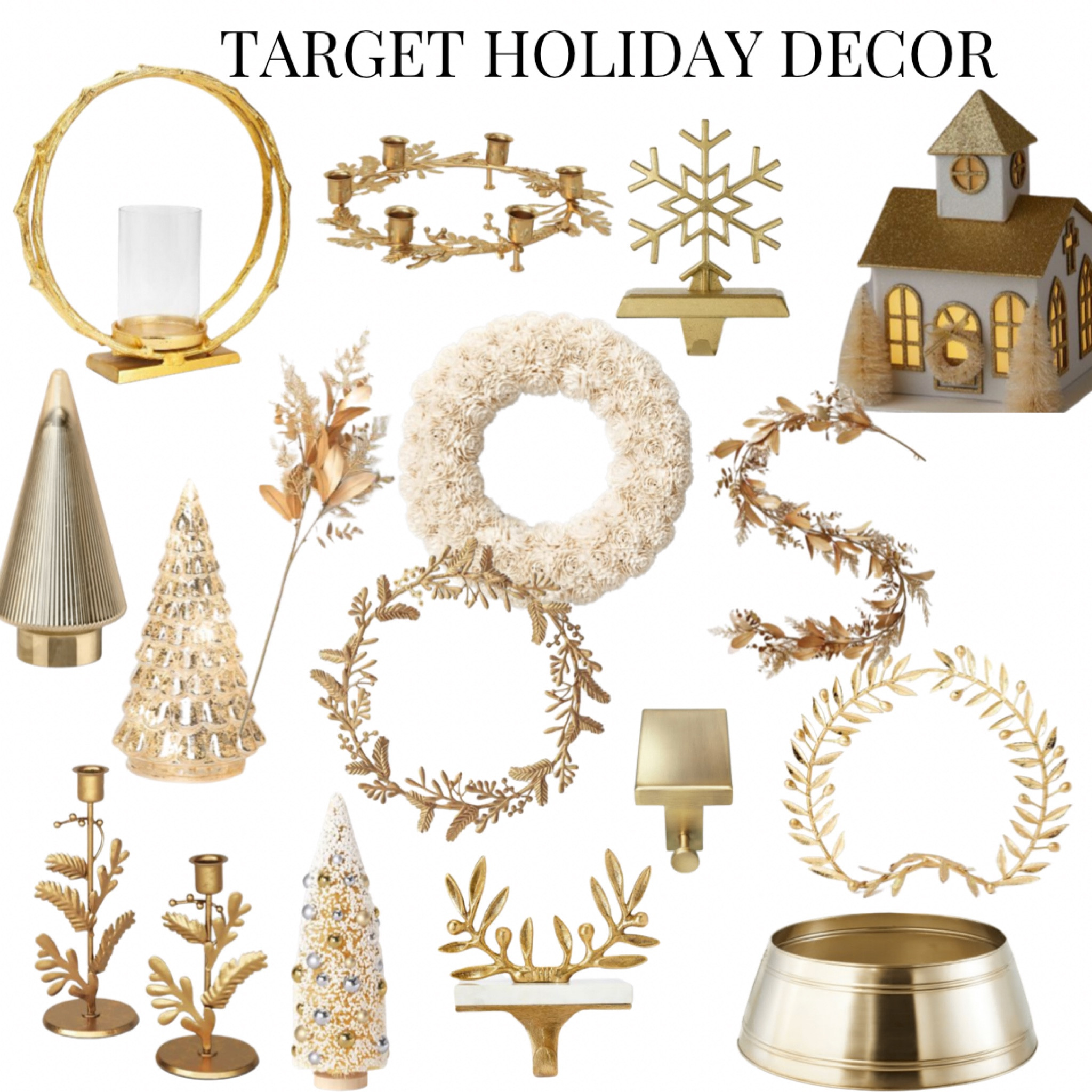 New Target Holiday Decor✨
White & Gold Christmas Decor
New Arrivals, Holiday Style


#LTKSeasonal #LTKhome #LTKstyletip