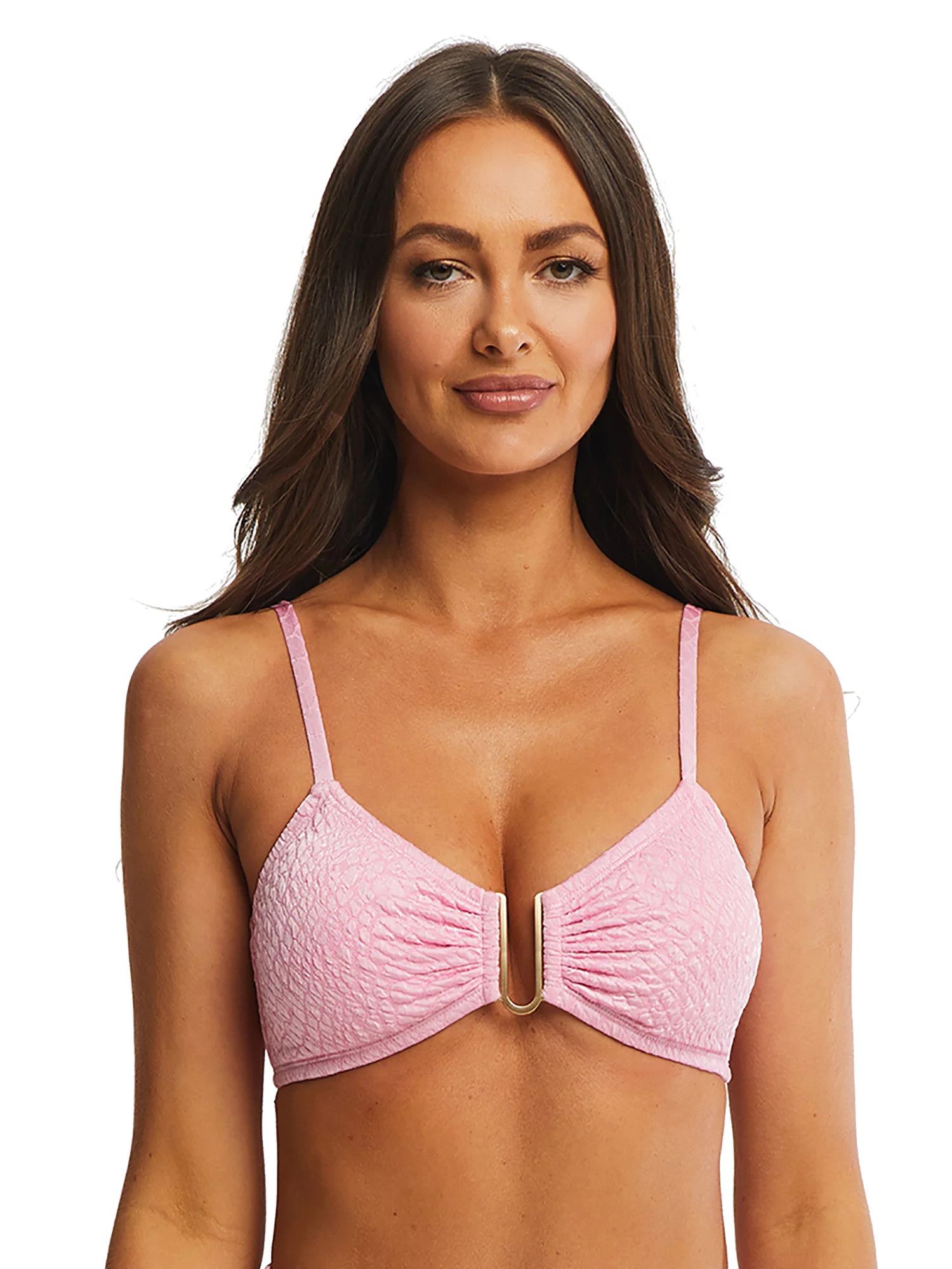 Time and Tru Women's U-Wire Bralette Bikini Top, Sizes S-3X | Walmart (US)