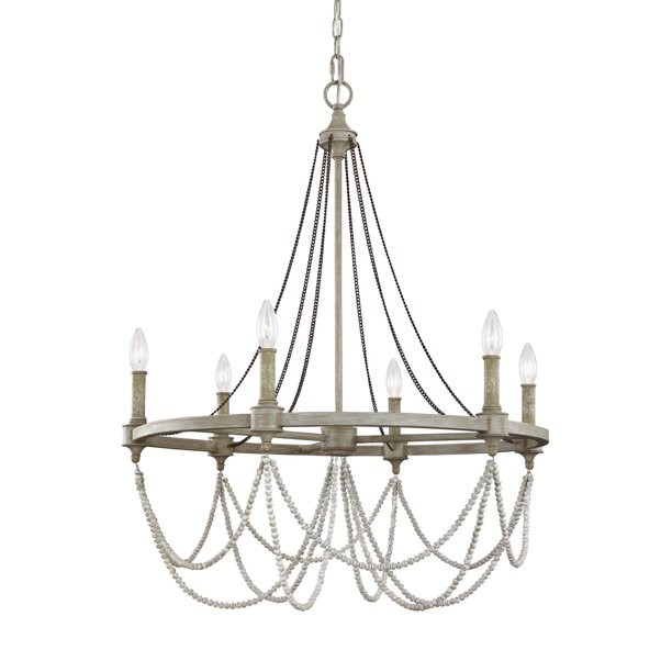 Feiss F3132/6 Beverly 6 Light 28" Wide Chandelier | Walmart (US)