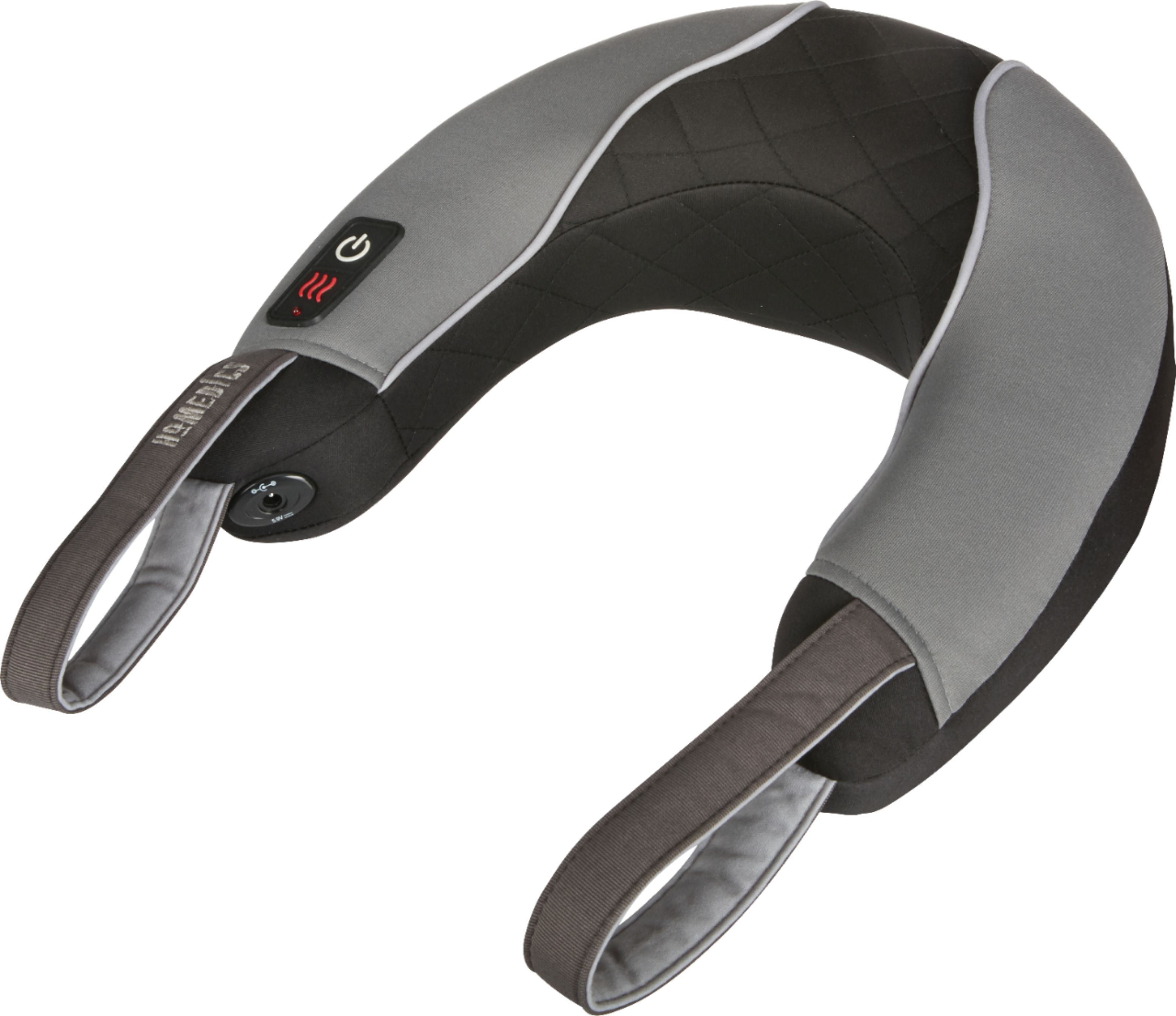 HoMedics Pro Therapy Vibration Neck Massager with Heat Black/Gray NMSQ-217HJ - Best Buy | Best Buy U.S.