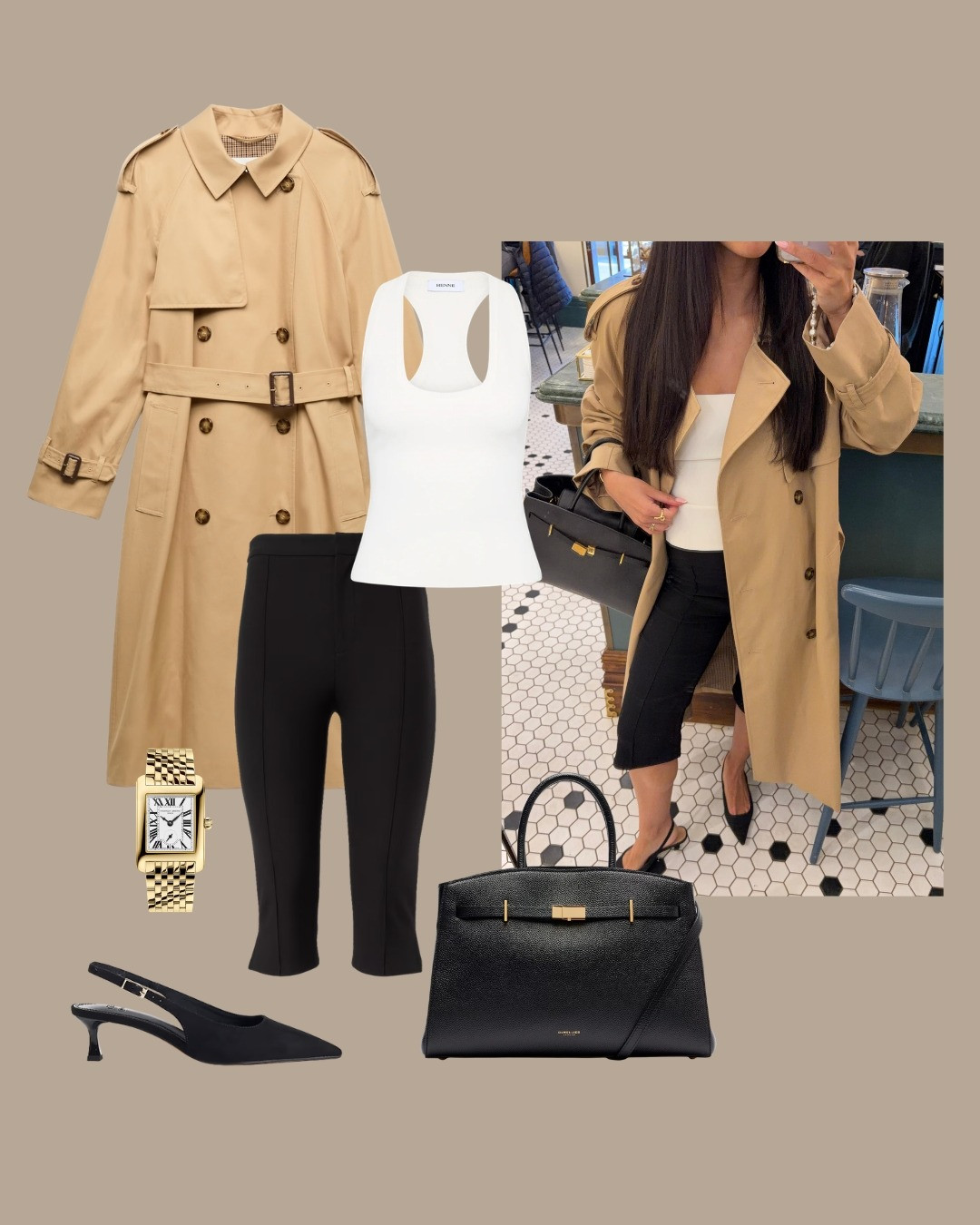 Spring OOTD styling capri pants with my M&S trench coat and slingbacks

#LTKspring #LTKstyletip