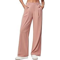 Ewedoos Wide Leg Pants Woman Stretchy Work Dress Pants Women Trendy 2026 Business Casual Outfits ... | Amazon (US)