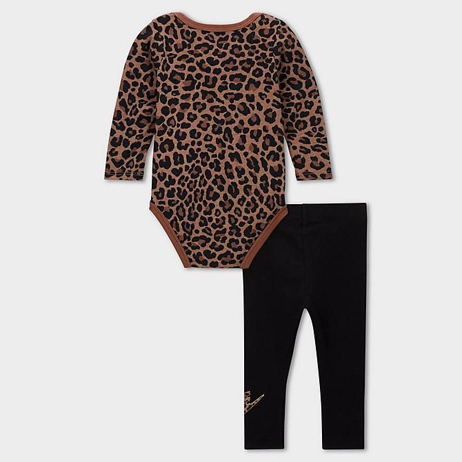 Girls' Infant Nike Sportswear Leopard Long Sleeve Bodysuit and Pants Set (0M-9M) | Finish Line (US)