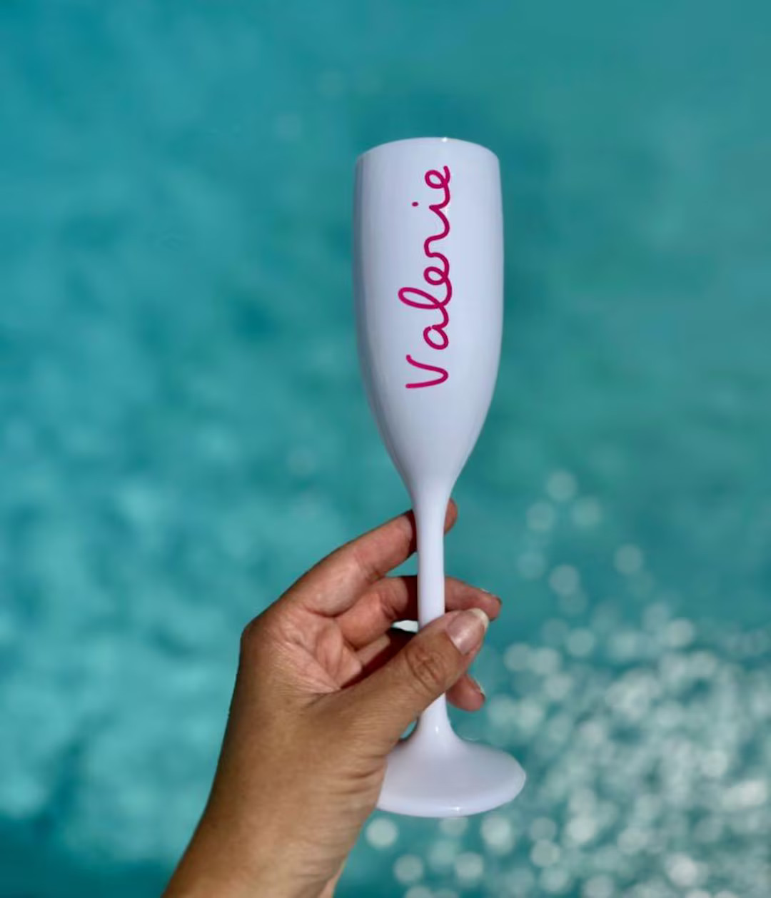 Personalized Name Champagne Flute Inspired Fitness Love Party Favor Bridal Party Gifts Bacheloret... | Etsy (US)