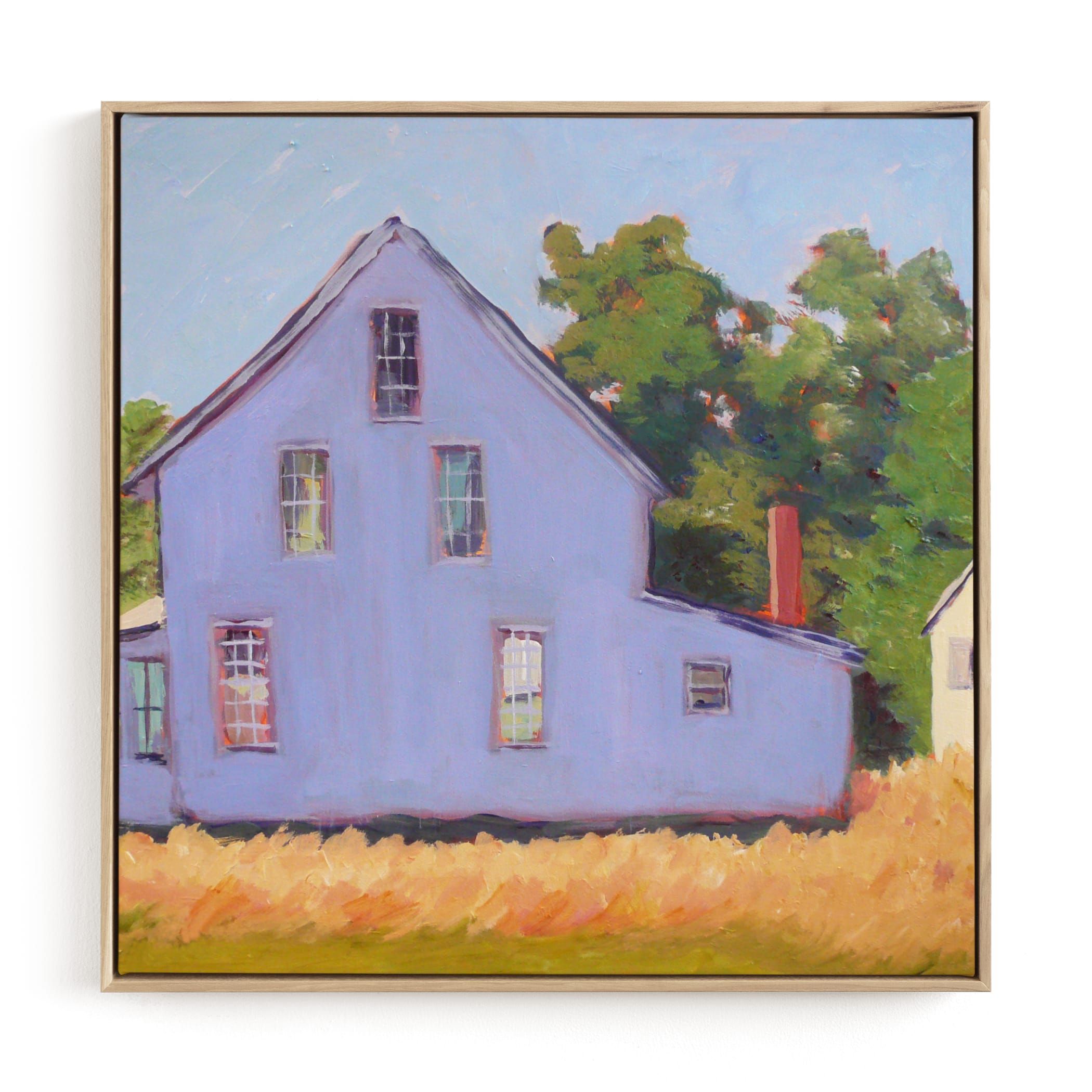 "Corner Farm House" - Painting Limited Edition Art Print by Carol C. Young. | Minted