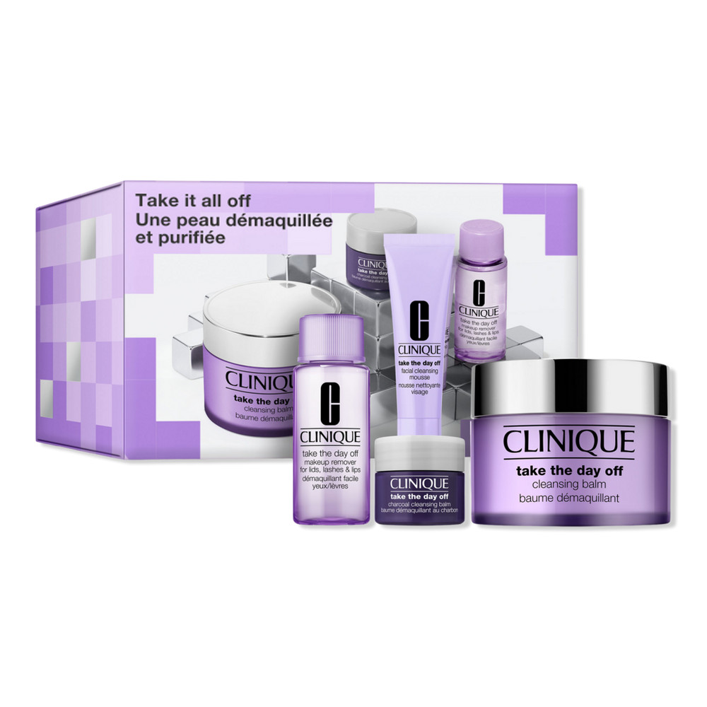 Clinique Take It All Off Makeup Remover & Cleansing Skincare Set | Ulta