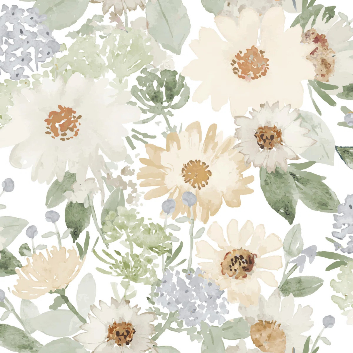 Peel & Stick Floral Roll | Wayfair North America