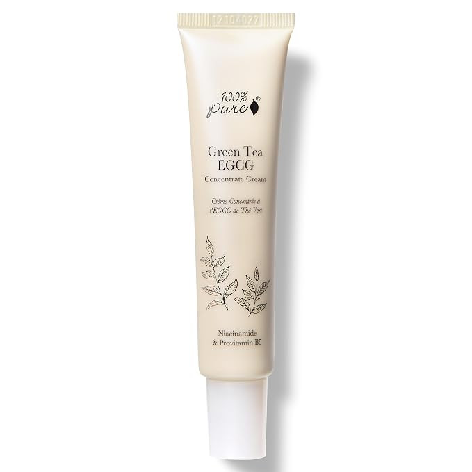 100% PURE Green Tea EGCG Concentrate Face Cream Anti-Aging Antioxidant Boost with Squalene & Caff... | Amazon (US)