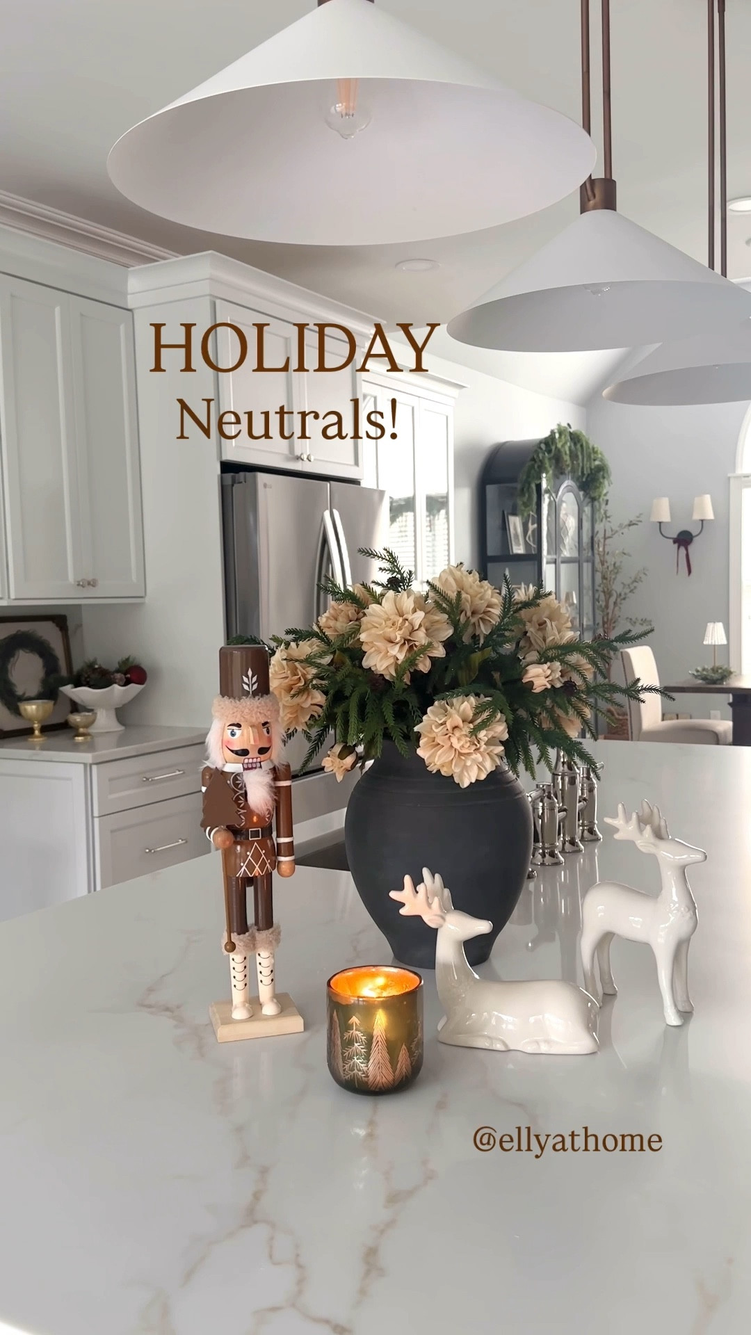 Holiday neutrals with best selling black vases, nutcracker mercury candles ship free, sconce on sale, also shop white reindeer, ruffle bowl, black display cabinet, pendants, faucet. McGee & Co, Pottery Barn, Michaels stores, Amazon home deals, Target. 

#LTKSaleAlert #LTKHoliday #LTKHome