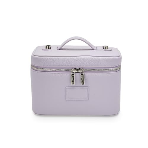 ETOILE - Mini Vanity Case Lilac - Stylish Travel Makeup Bag Organizer With Removable Dividers | Amazon (US)