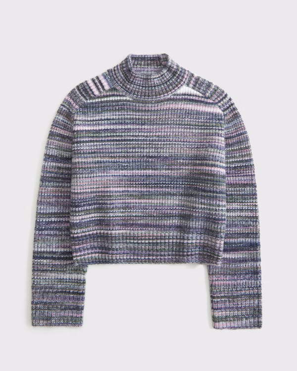 Women's Easy Mockneck Sweater | Women's New Arrivals | Abercrombie.com | Abercrombie & Fitch (US)