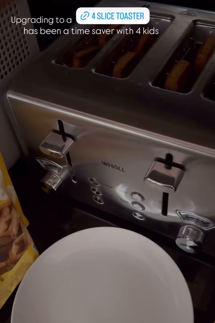 This 4 slice toaster is perfect for our 4 kids! 💖🍞

#LTKVideo #LTKSeasonal #LTKFamily
