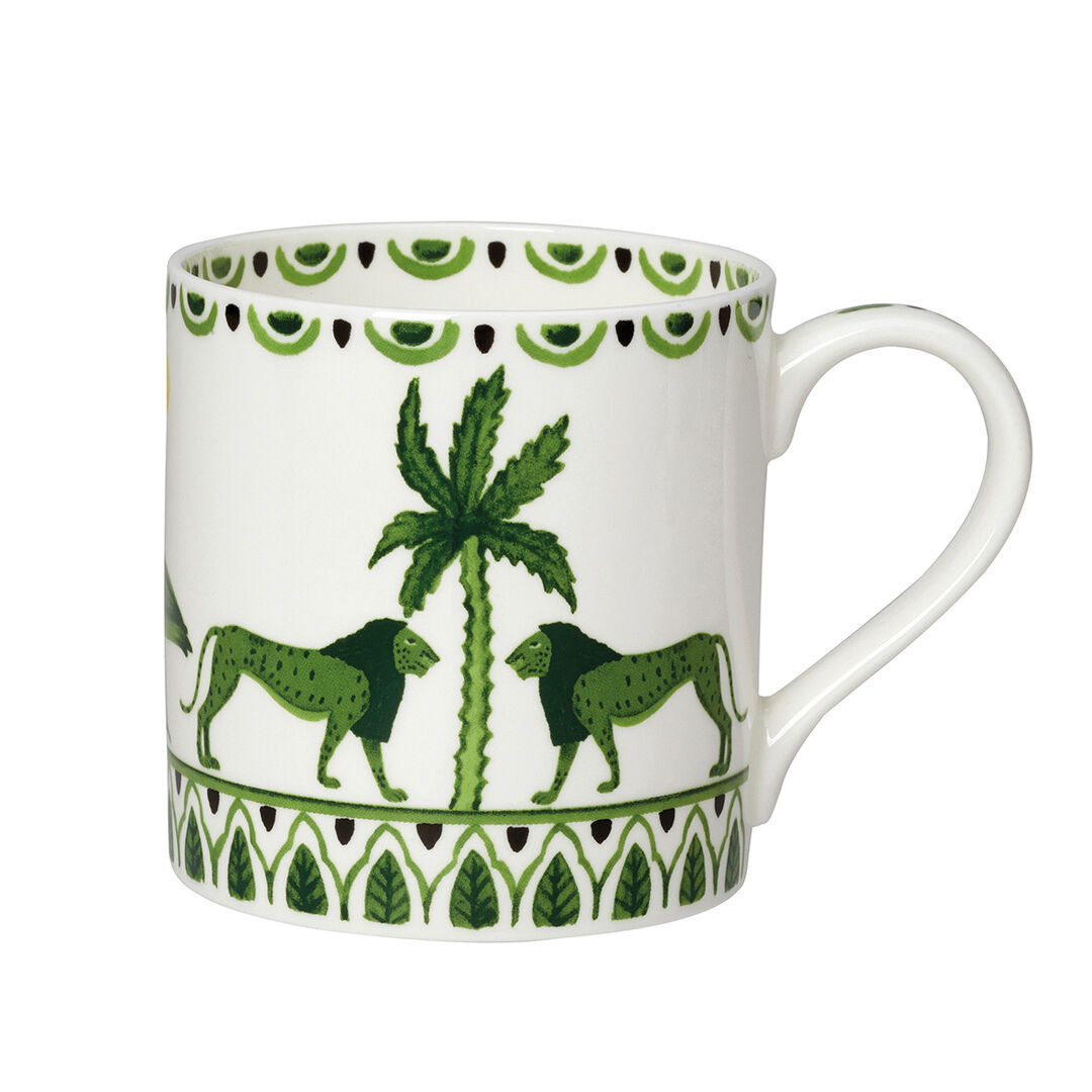 Coupe Mug 35cl - Ceramic Green Mug 9cm Sultan's Garden Home Tableware Pack of 12 | eBay UK