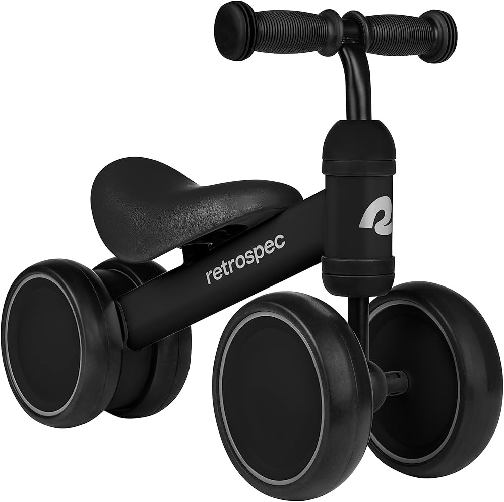 Retrospec Cricket Baby Walker Balance Bike with 4 Wheels for Ages 12-24 Months - Toddler Bicycle ... | Amazon (US)