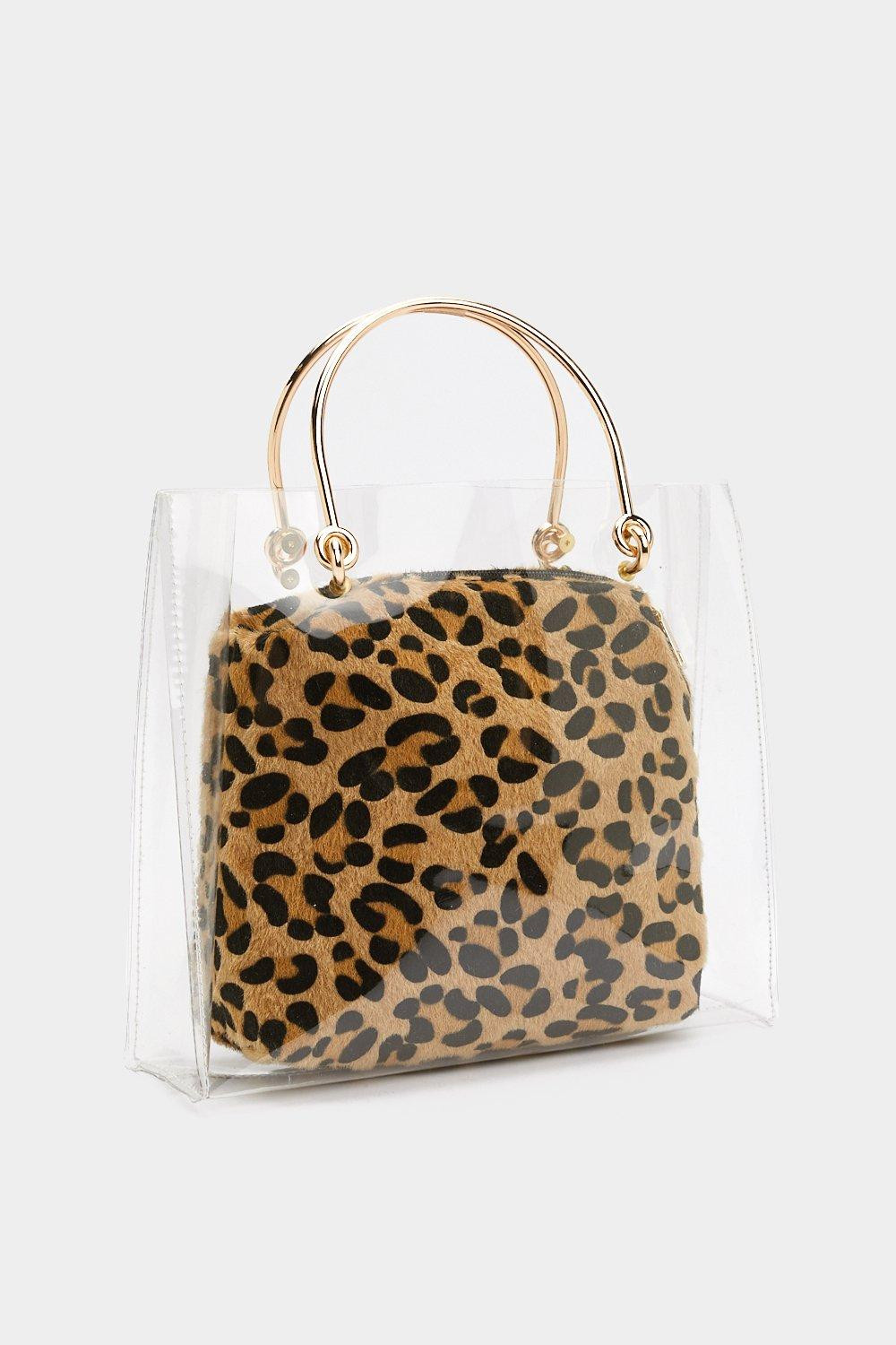 WANT Clear Goals Leopard Bag | NastyGal (US & CA)