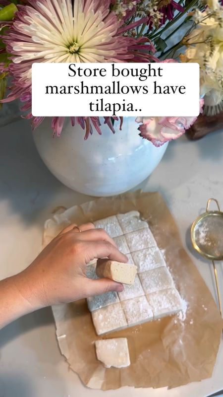 Marshmallow recipe supplies 