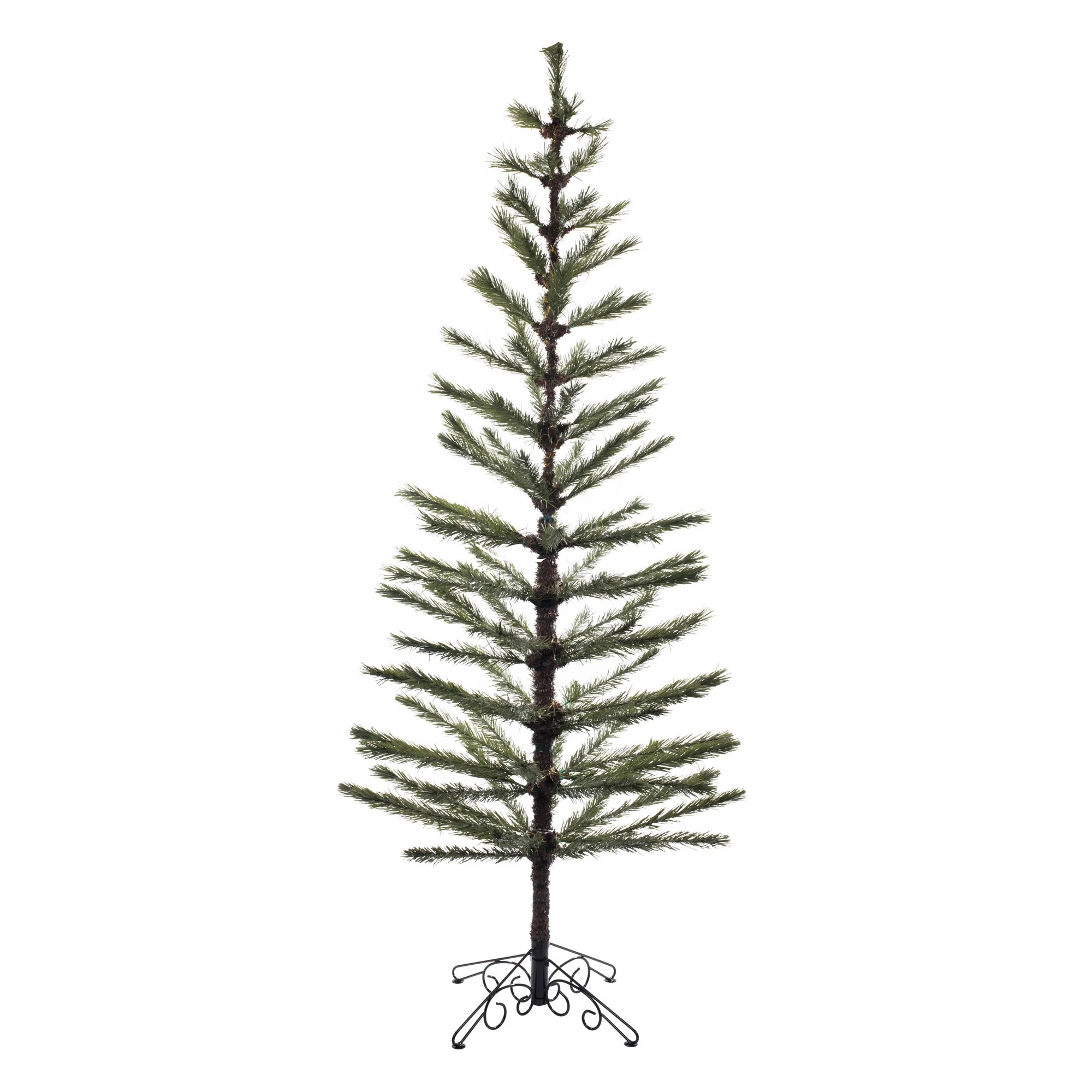 9' x 34" Green Feather Tree 488LED Warm White Lights | Walmart (US)
