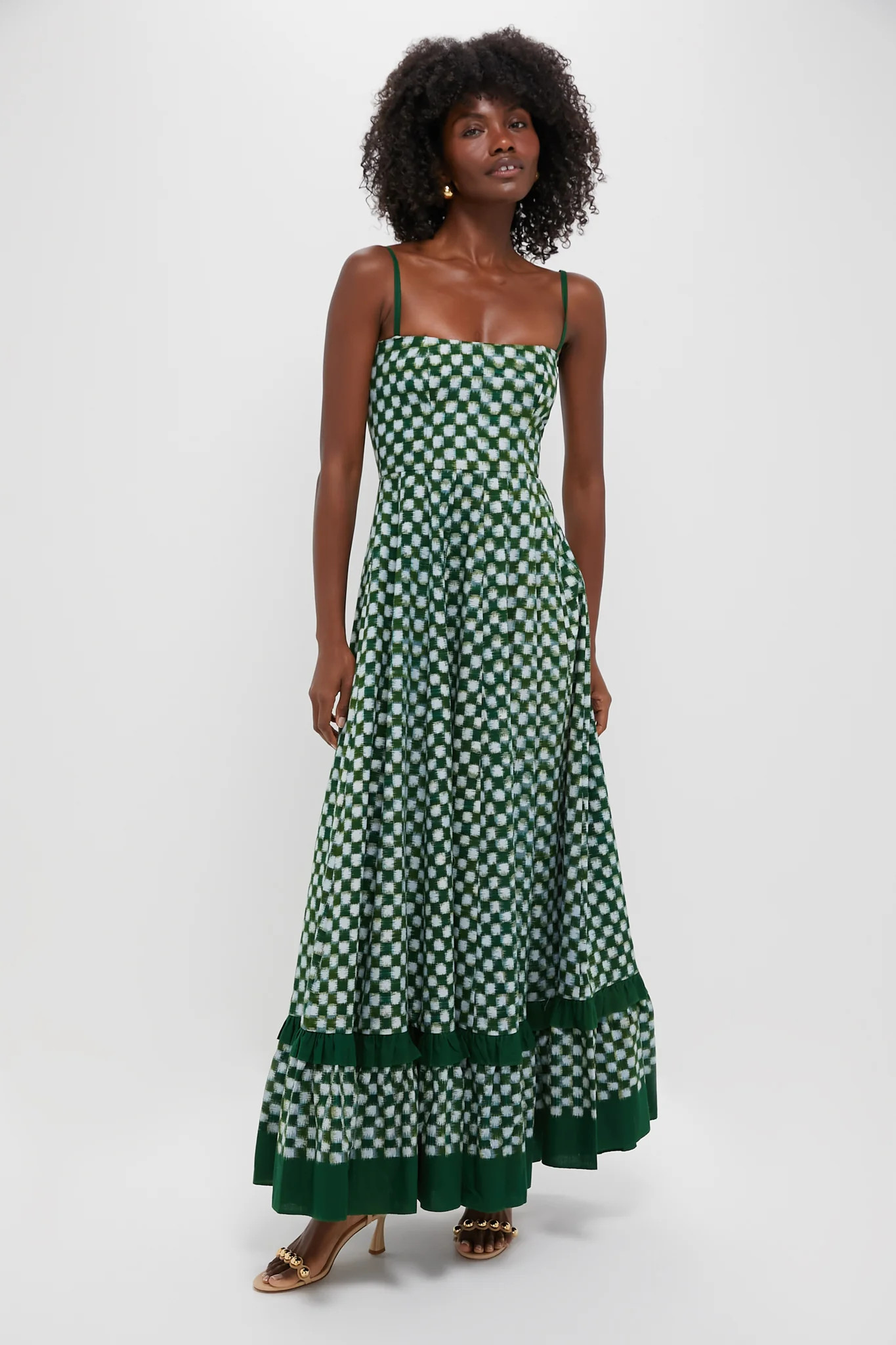 Green Checkmate Dress | Tuckernuck (US)