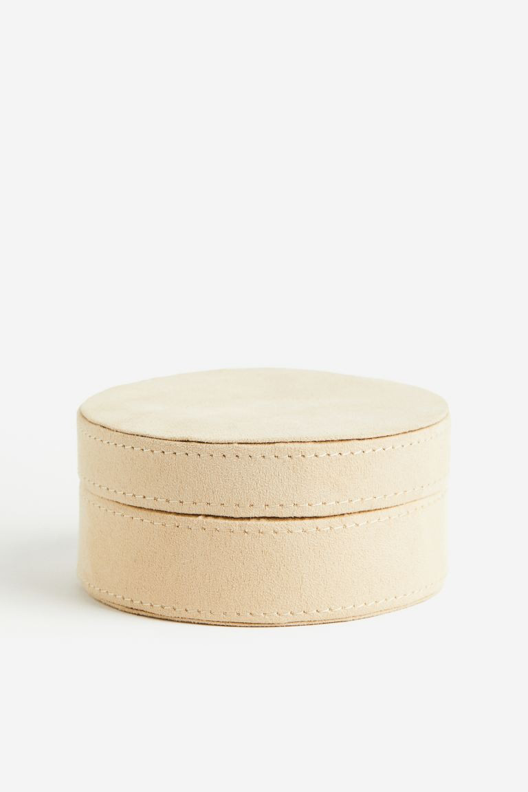 Round Jewelry Box - Light beige - Home All | H&M US | H&M (US + CA)
