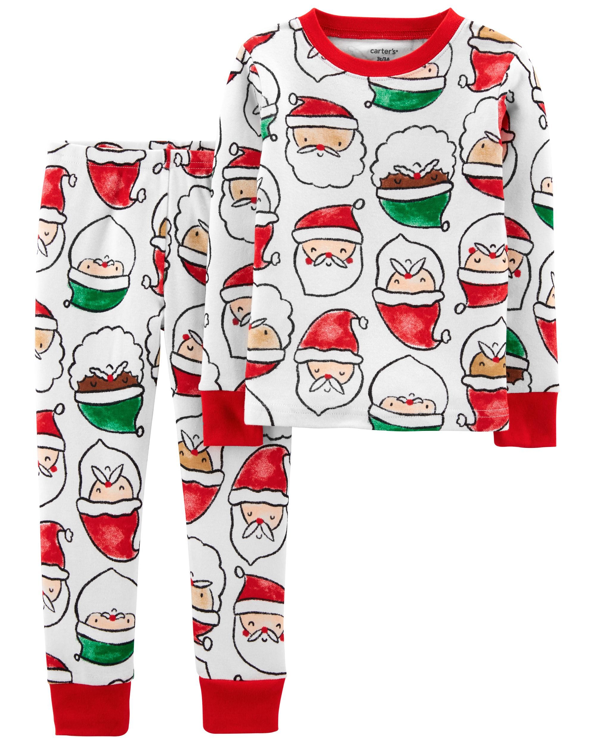 2-Piece Santa 100% Snug Fit Cotton PJs | Carter's