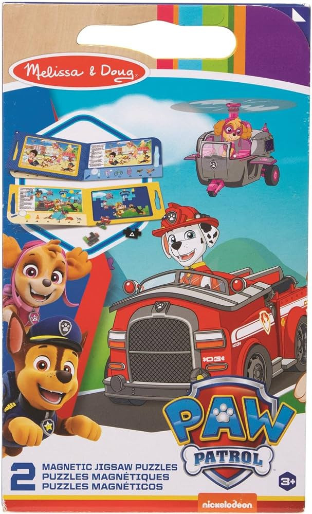 Melissa & Doug PAW Patrol Take-Along Magnetic Jigsaw Puzzles (2 15-Piece Puzzles) PAW Patrol-Them... | Amazon (US)