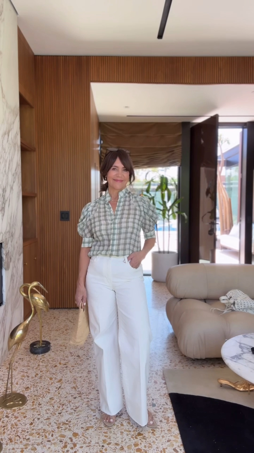 The white jeans that look good on EVERYONE!! 🌟 These are one of my HIGHEST recommendations! Not see through, flattering fit, don’t sag with wear, super comfy, a little stretch… SO GOOD. True to size.

#LTKSeasonal #LTKOver40 #LTKootd