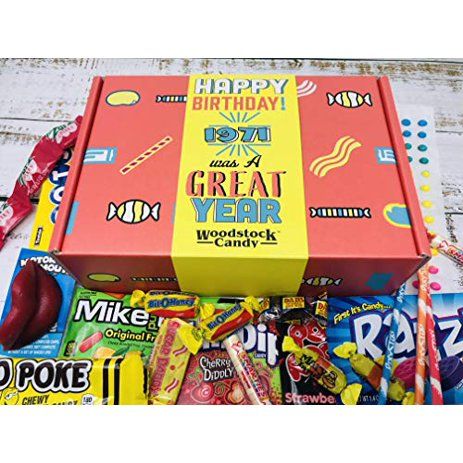 Woodstock Candy ~ Nostalgic 1971 50th Birthday Gift Box of Retro Candy Mix from Childhood Fun Gif... | Walmart (US)