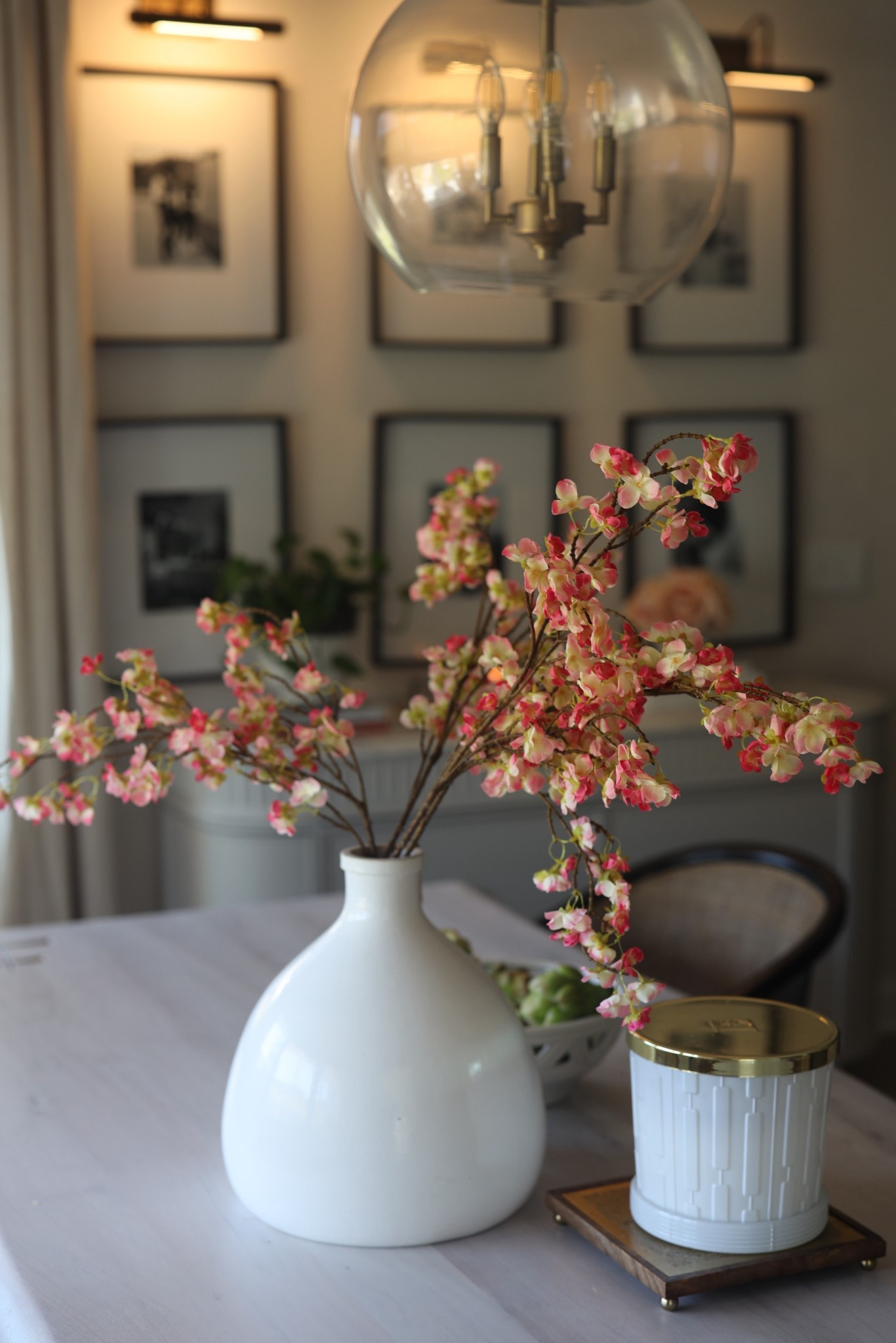 Breakfast nook views for spring 🌸

Dining table, chairs, wall art, frames 

#LTKHome #LTKSaleAlert #LTKSeasonal