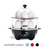 Dash DEC012BK Deluxe Rapid Egg Cooker Electric for for Hard Boiled, Poached, Scrambled, Omelets, Ste | Amazon (US)