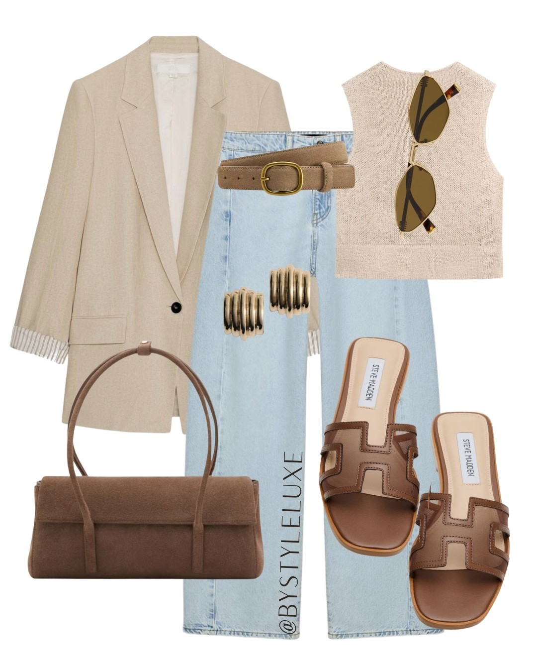 BEIGE NEUTRALS - Styling this spring staple @Zara line blazer with these must-have @Zara jeans and sandals for spring 

#jeans #blazer #springoutfit 

#LTKspring #LTKjeans #LTKsummer