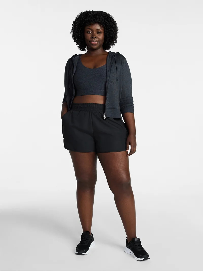 Athletic Works Women's and Women's Plus Core Running Shorts, Sizes XS-4X | Walmart (US)