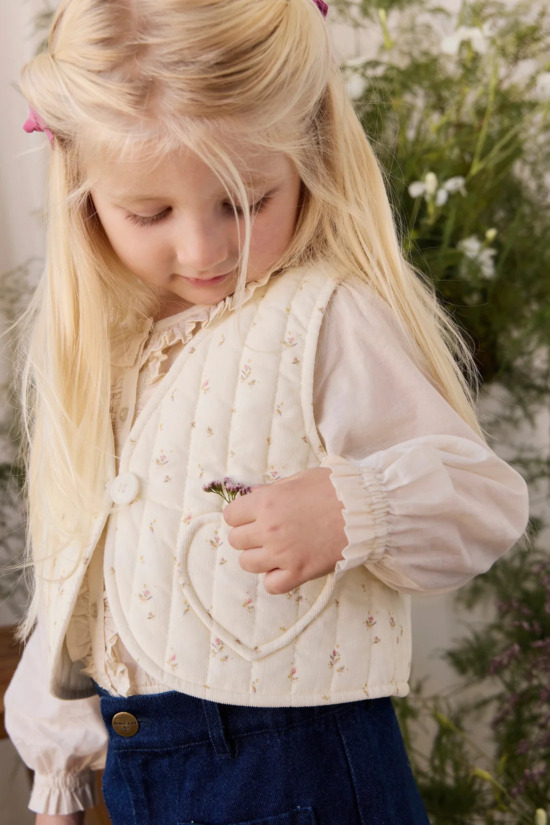 Organic Cotton Maylah Blouse - Vanilla | Jamie Kay