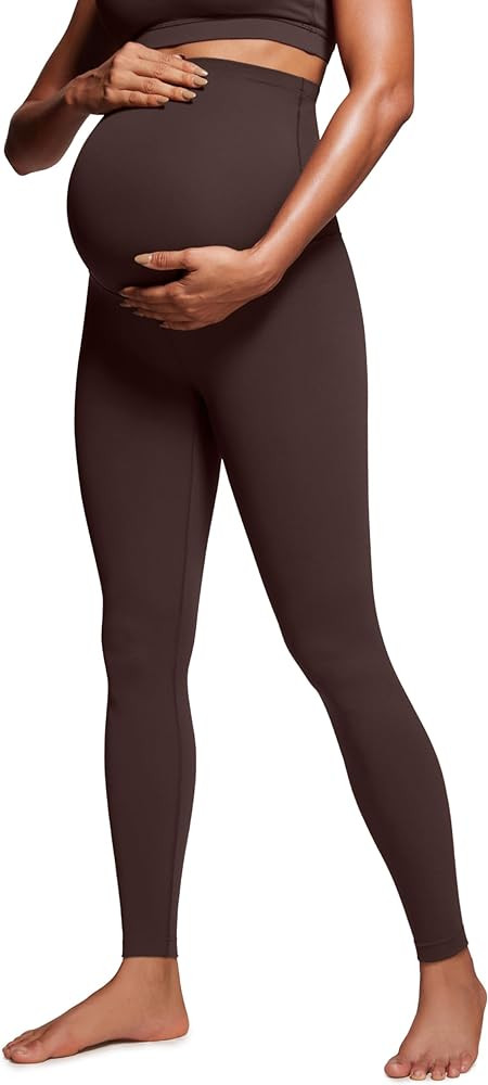 CRZ YOGA Womens Butterluxe Maternity Leggings Over The Belly 28" - Workout Activewear Yoga Pregna... | Amazon (US)