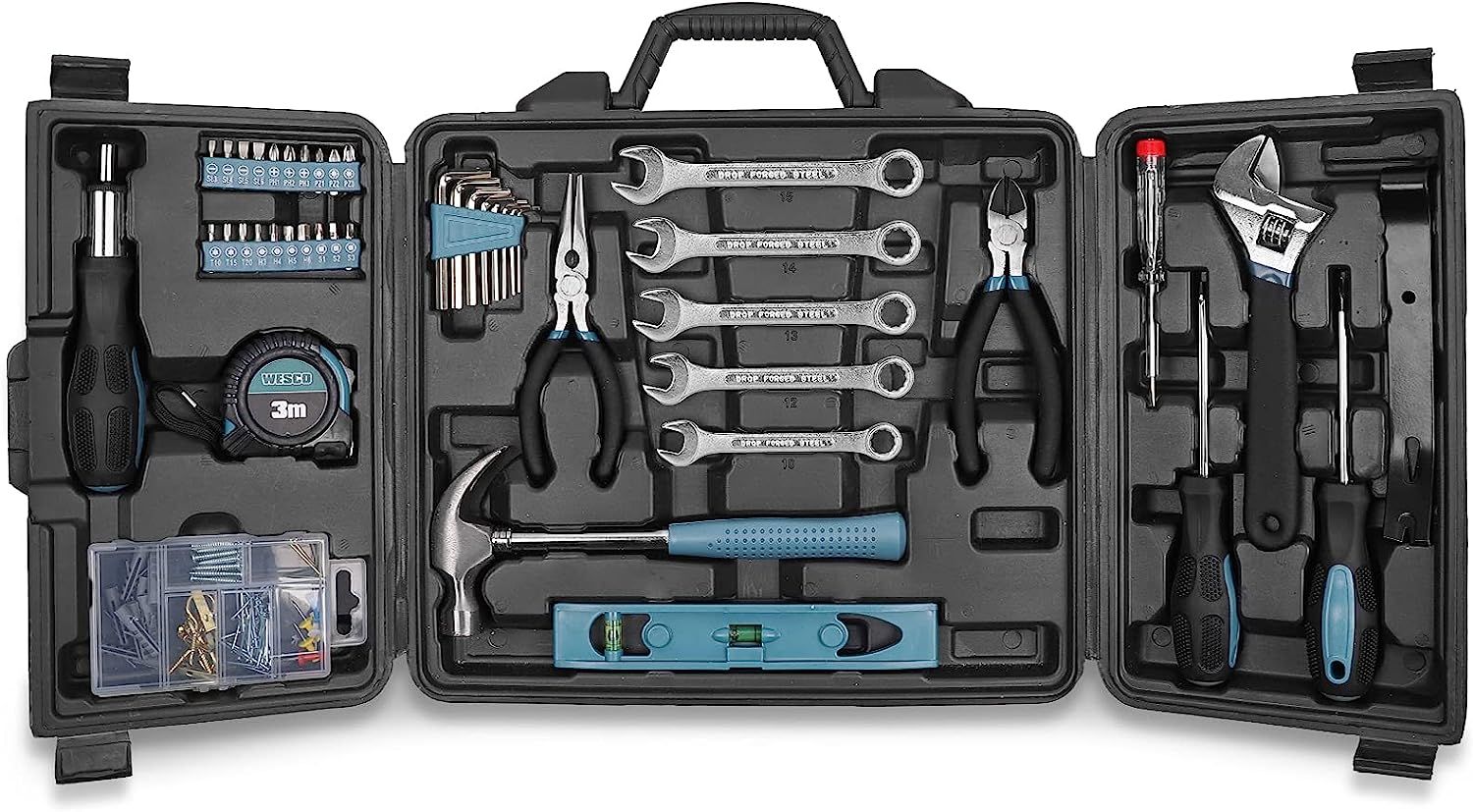 Household Hand Tool Set, WESCO 144 Pieces Home Tool Kit with Storage Case/Box WS9967U | Amazon (US)