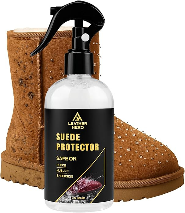 Suede Protector Compatible with Ugg Boots (10oz) - Waterproofing Spray for Suede Boots, Shoes, Ja... | Amazon (US)