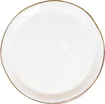 Rachel Parcell Set of 4 Gold Rim Salad Plates | Nordstrom | Nordstrom