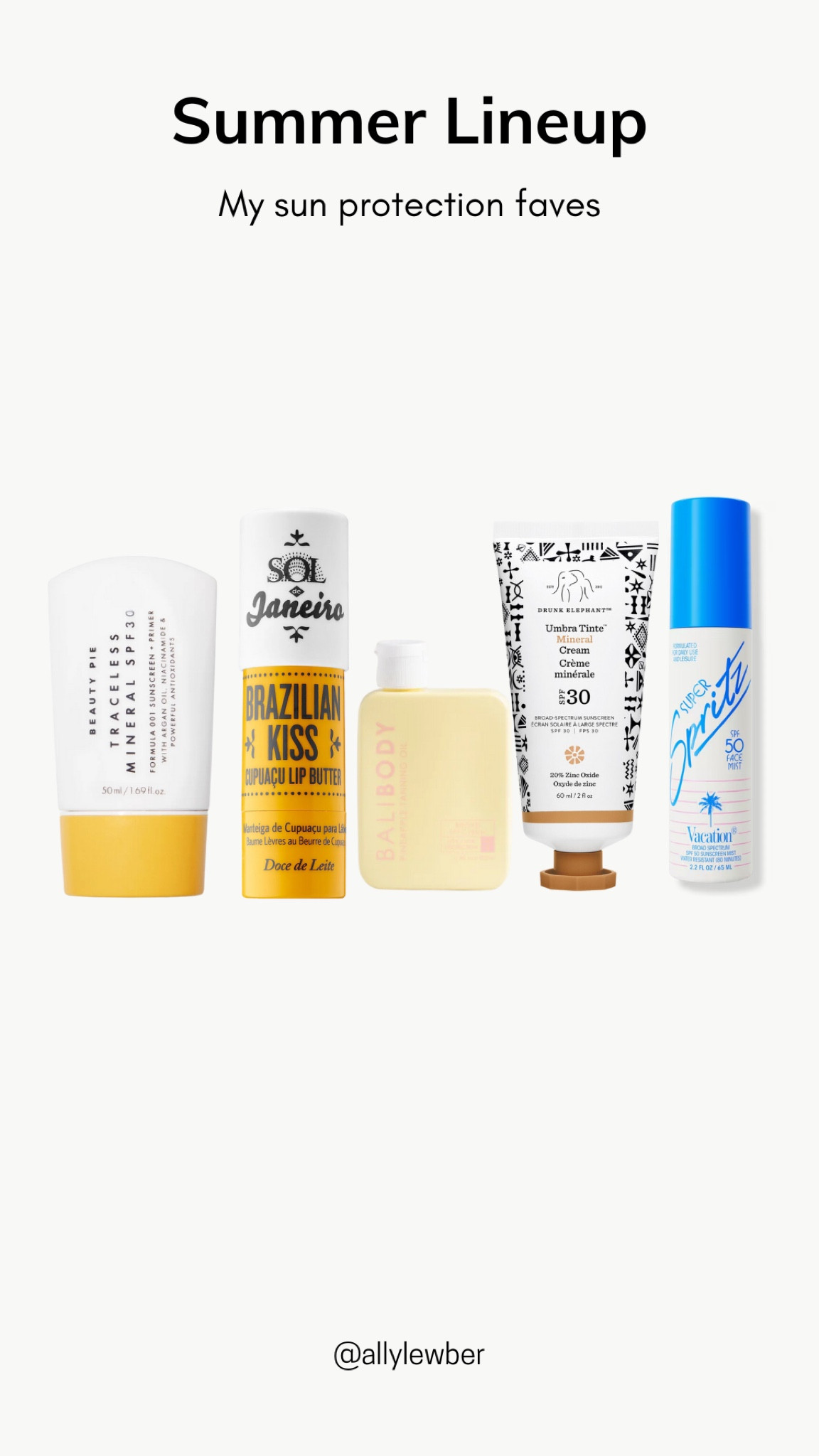 My go to products for sun protection right now ☀️

#LTKStyleTip #LTKFindsUnder50