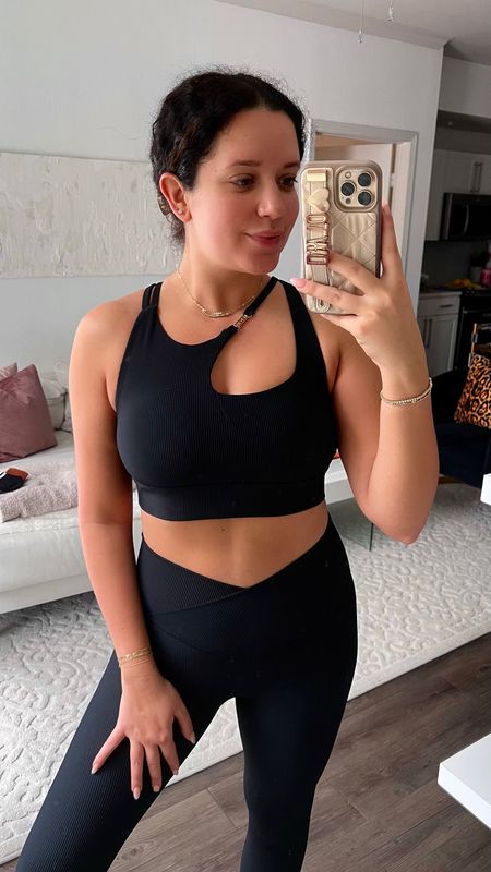 Pilates outfit | ribbed work out set | black sports bra | Vetchy | athleisure outfits 

I took a M in both pieces 



#LTKfitness #LTKstyletip #LTKfindsunder100