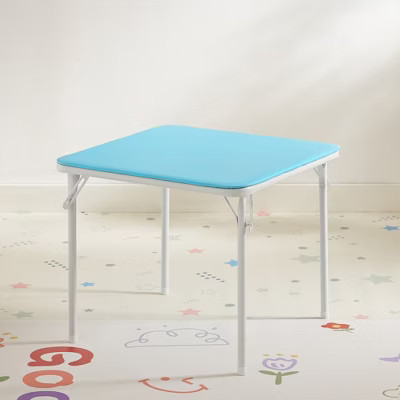 Kids Activity Table with Storage, Toddler Play Table and Chair Set, Foldable Children’s Table for Arts & Crafts, Indoor Playroom, Blue | Target