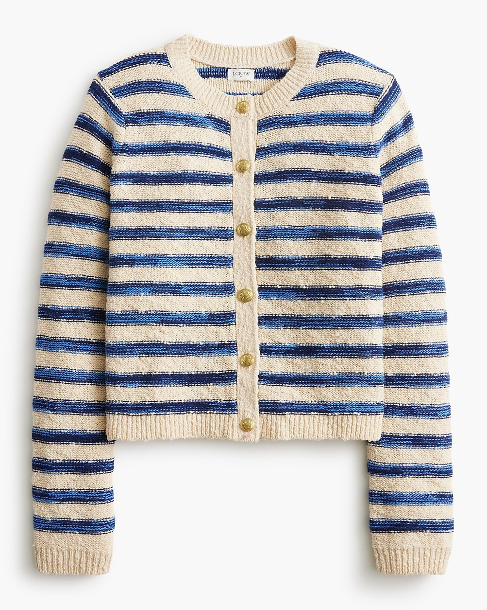 Striped slub cardigan sweater | J.Crew Factory